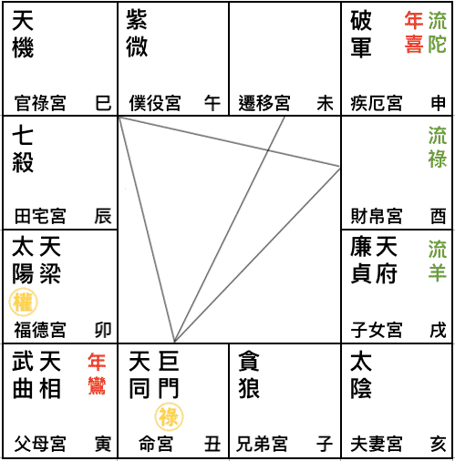 2021辛年紫微在午