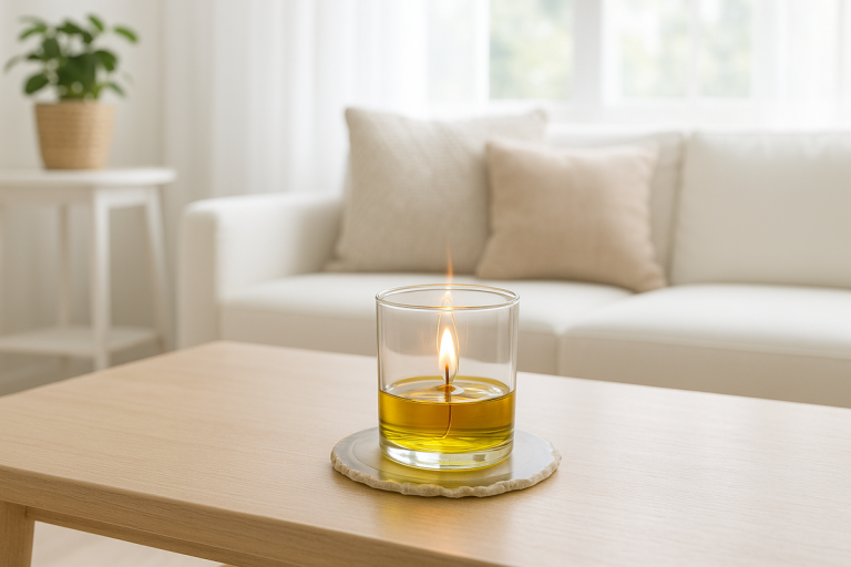 olive oil lamp